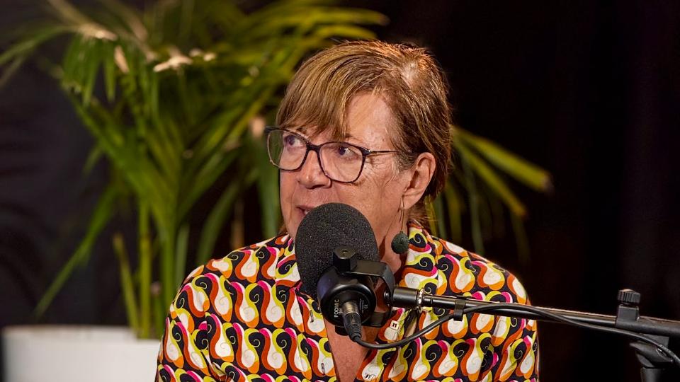 Blanca Carrasco en el estudio de Universo Libro