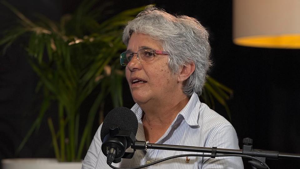 Remedios Sosa en el estudio de Universo Libro